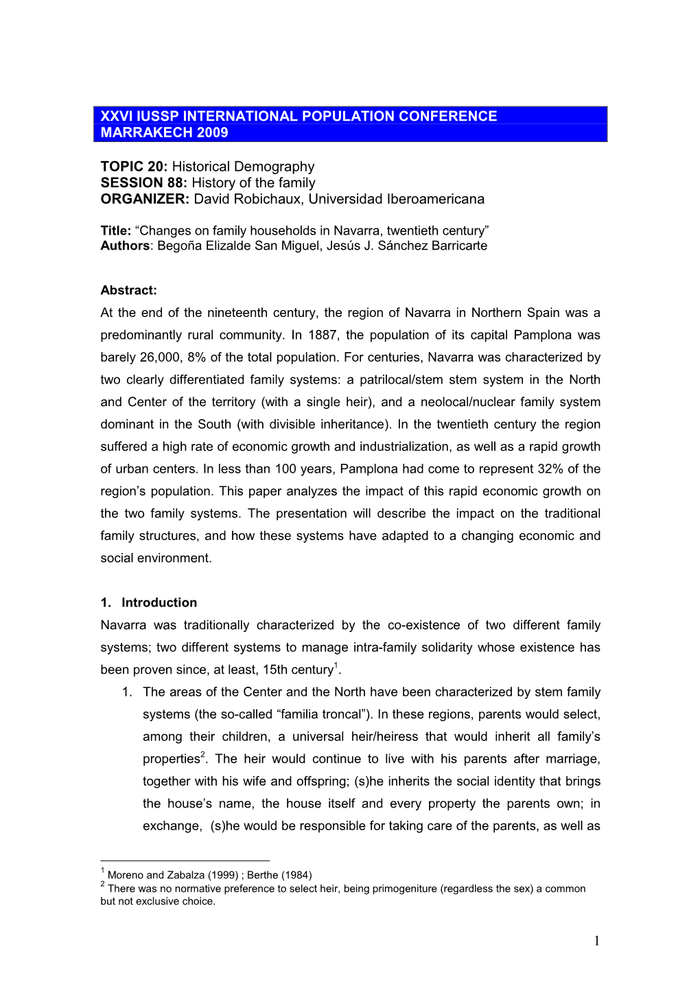 Paper Analyzes the Impact of This Rapid Economic Growth on the Two Family Systems