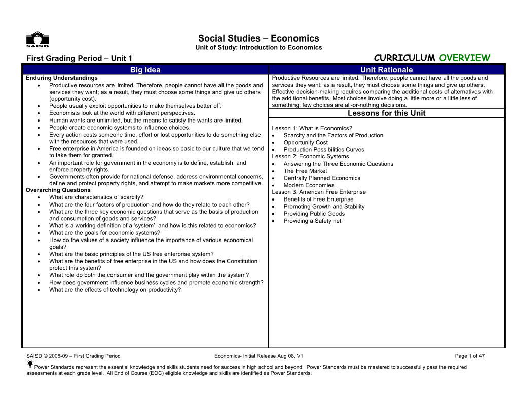 Social Studies Grade 8 s1