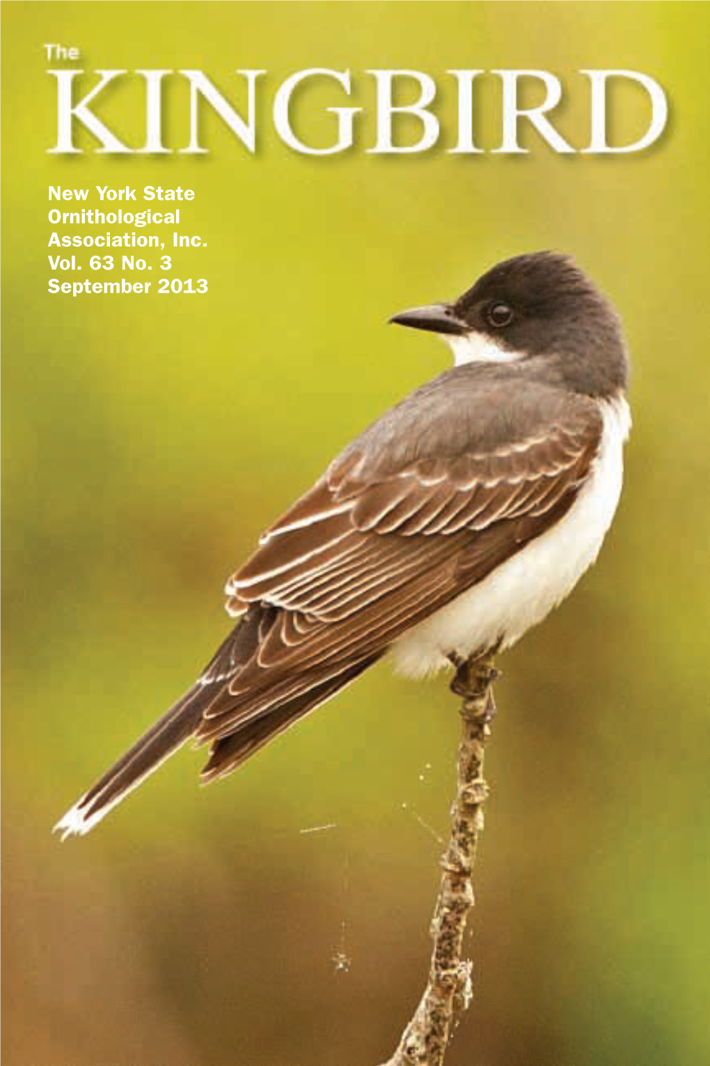 The Kingbird Vol. 63 No. 3