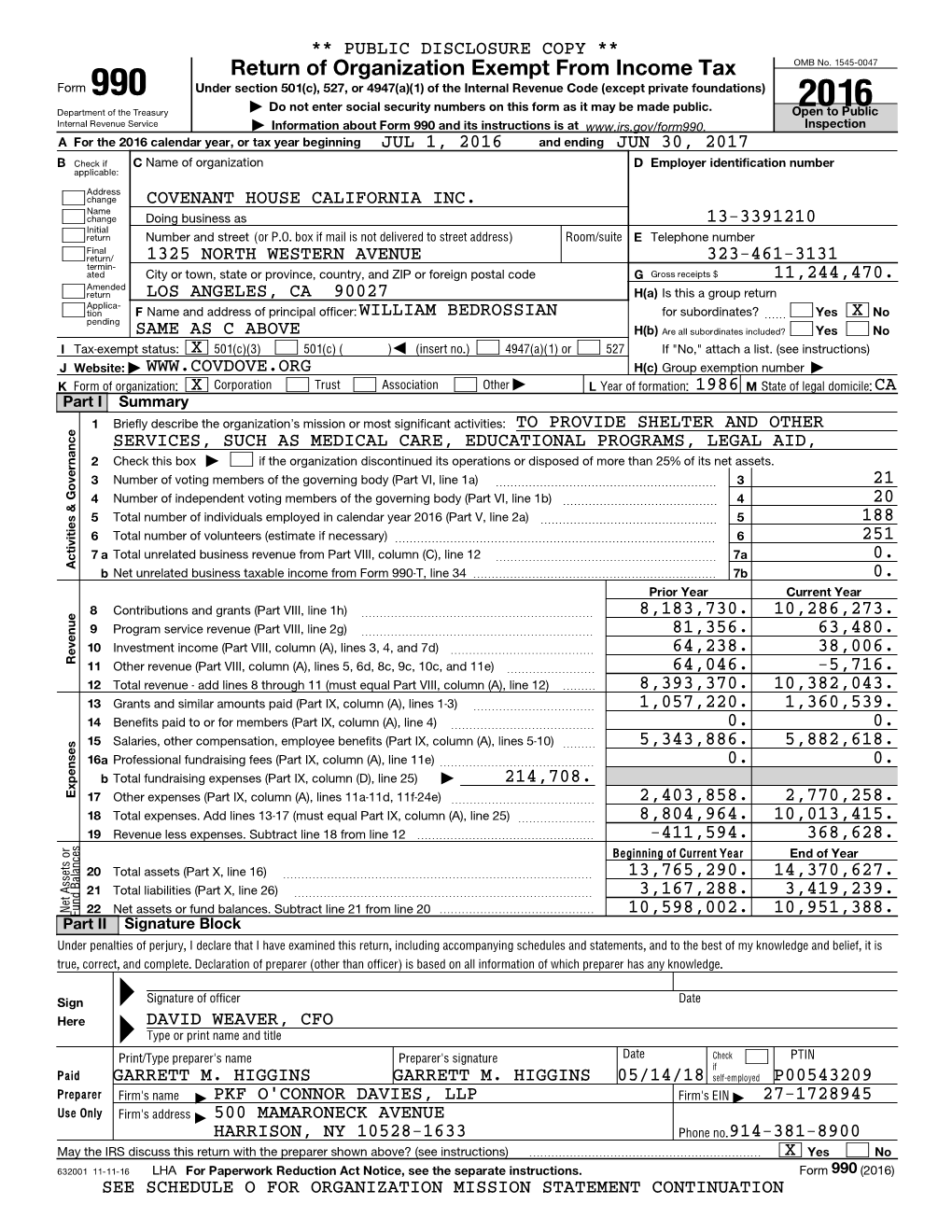 Return of Organization Exempt from Income Tax OMB No