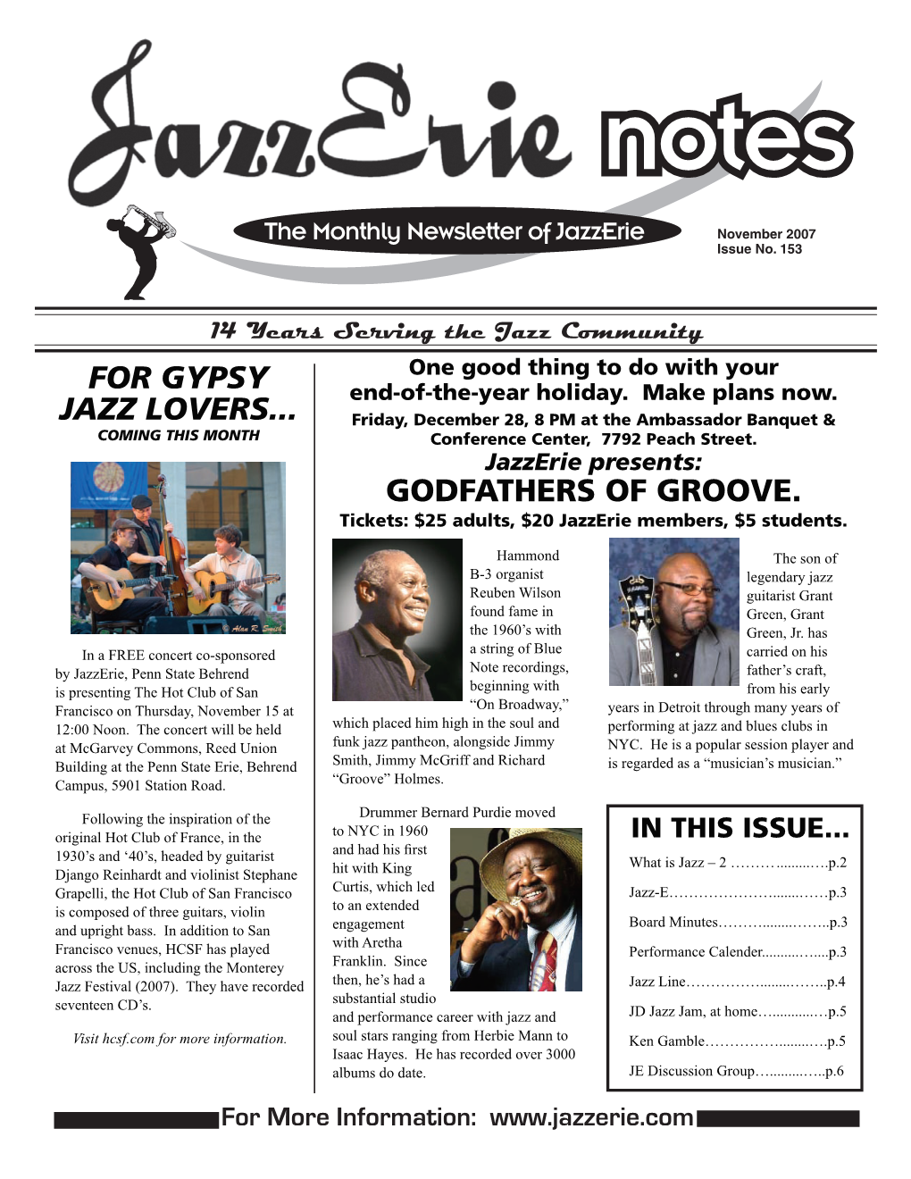 For Gypsy Jazz Lovers... Godfathers of Groove