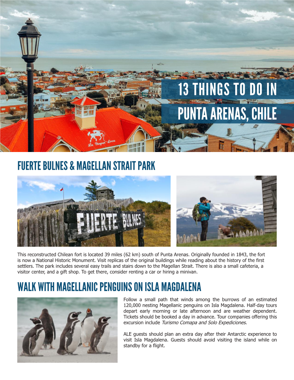 13 Things to Do in Punta Arenas, Chile