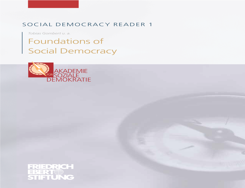 Foundations of Social Democracy / Tobias Gombert Ua Ed. by Julia Bläsius