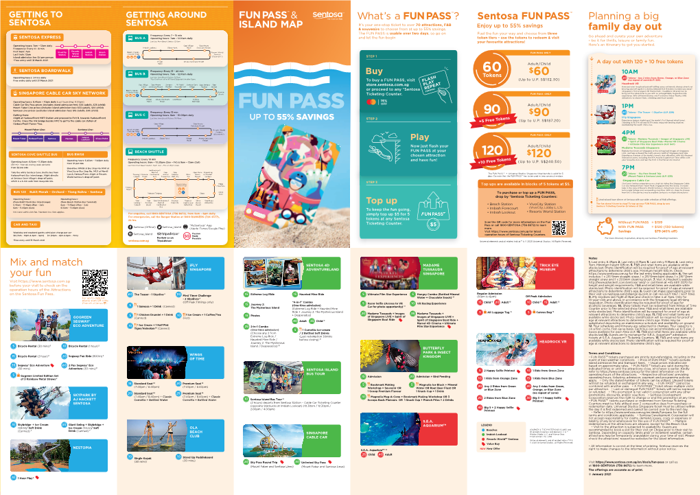 What's a FUN PASS™? Sentosa FUN PASS™ Planning a Big Family Day