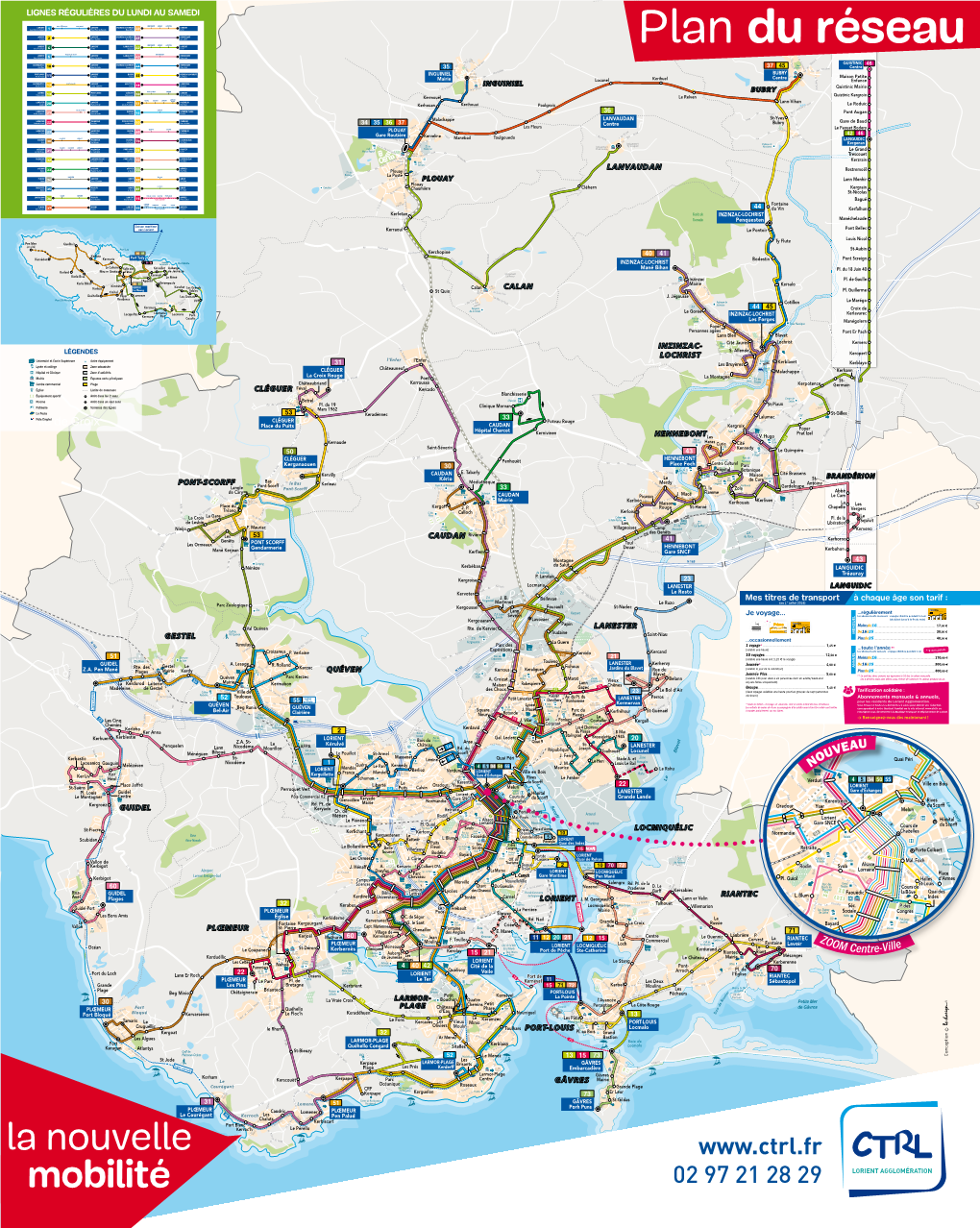 Consulter Le Plan Du Réseau Des Lignes De Bus CTRL