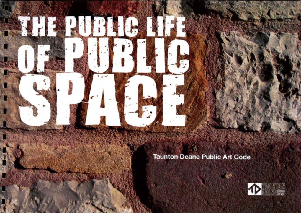 Taunton Deane Public Art Code