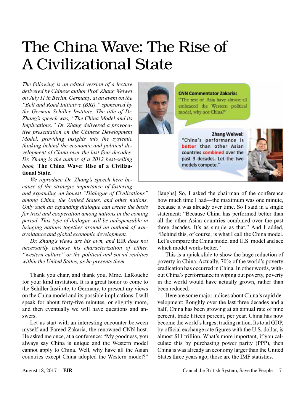 The China Wave: the Rise of a Civilizational State