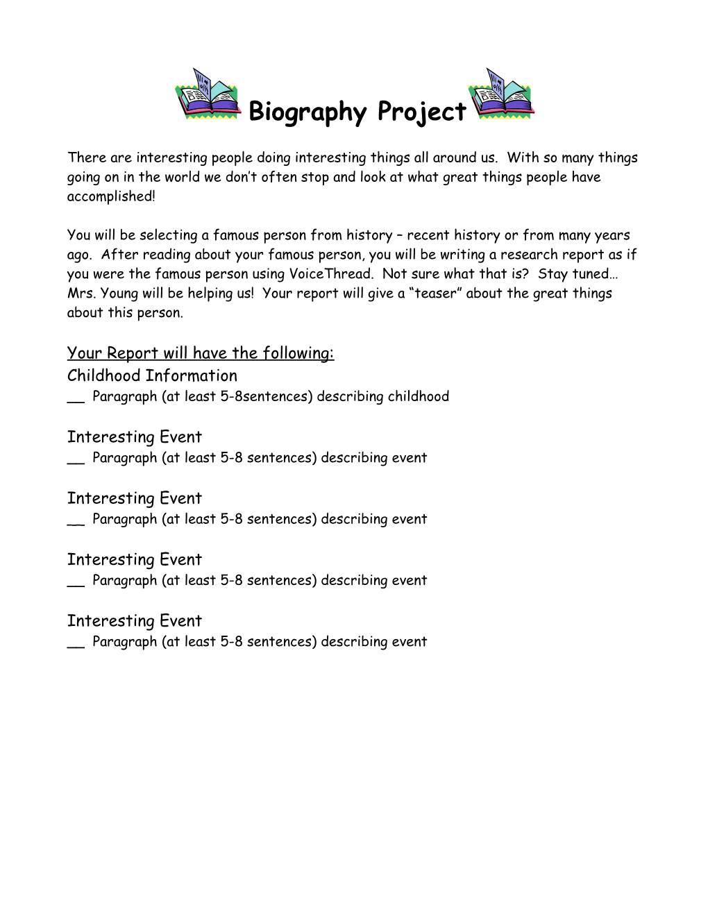 Biography Project