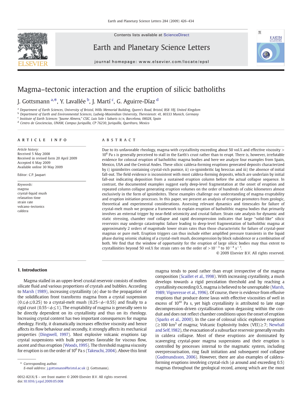 Magma–Tectonic Interaction and the Eruption of Silicic Batholiths