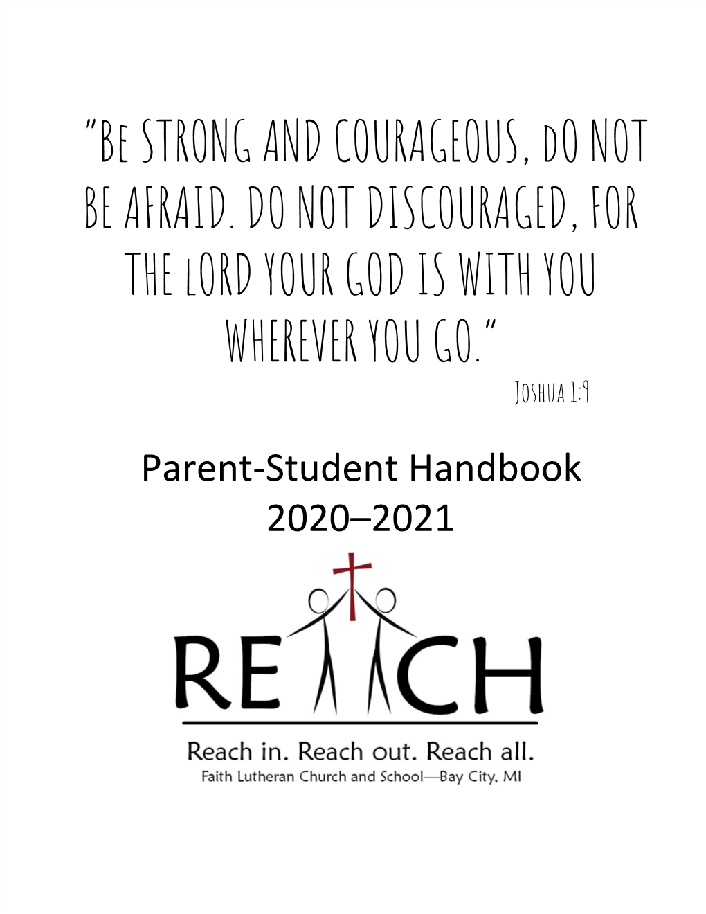 Parent-Student Handbook 2020–2021