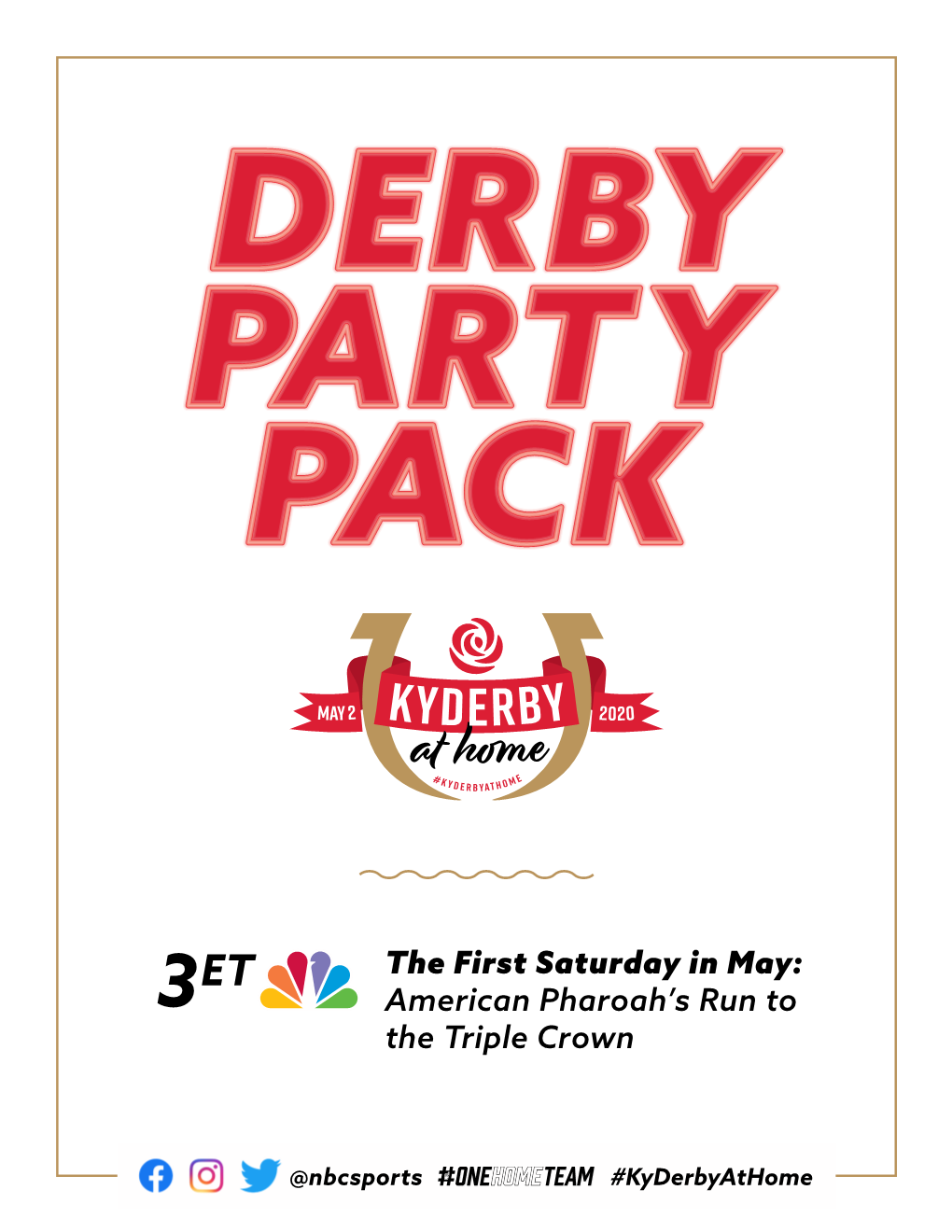 Derby Party Pack
