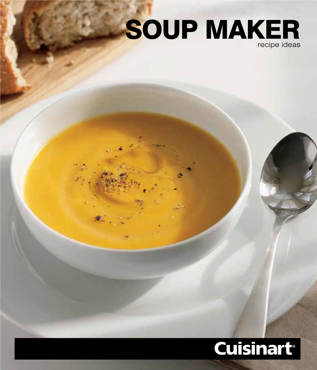 SOUP MAKER Recipe Ideas