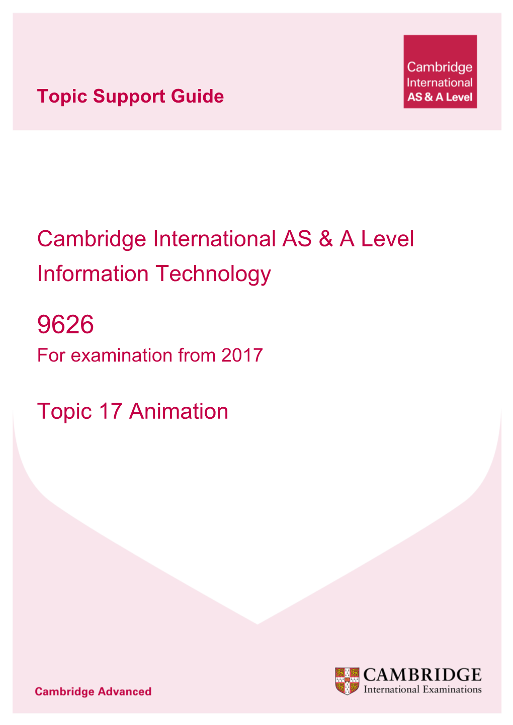 Cambridge International AS & a Level Information Technology Topic 17