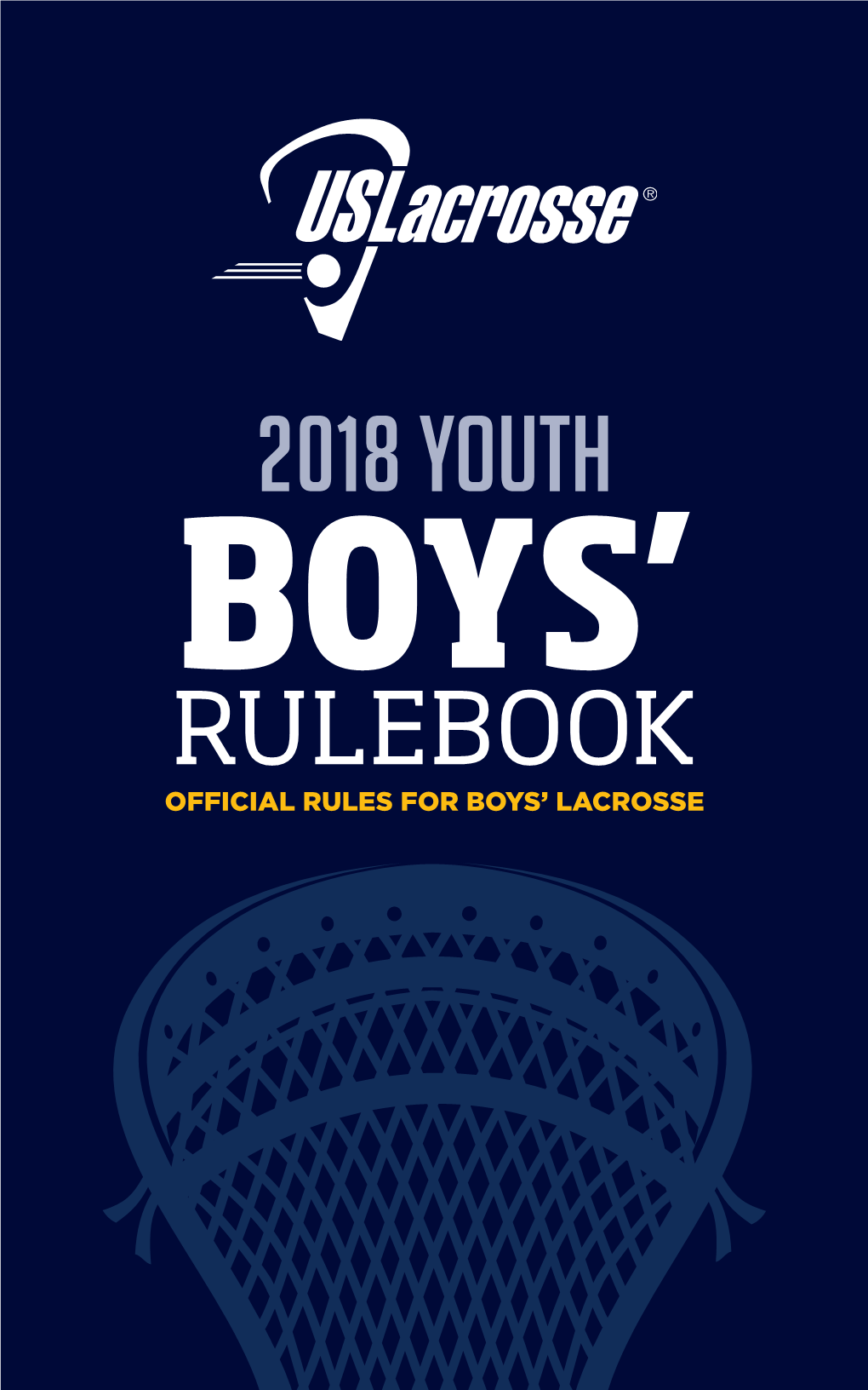 2018 Youth Boys' Rulebook