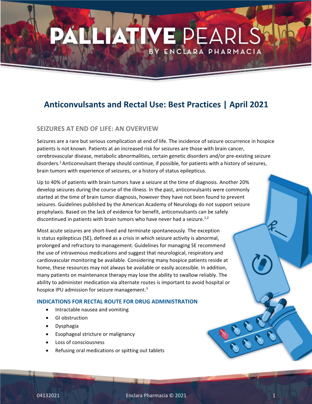 Anticonvulsants and Rectal Use: Best Practices | April 2021