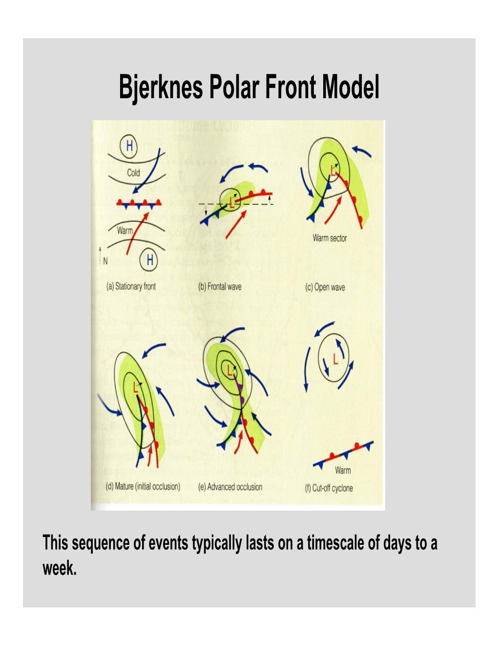 Bjerknes Polar Front Model