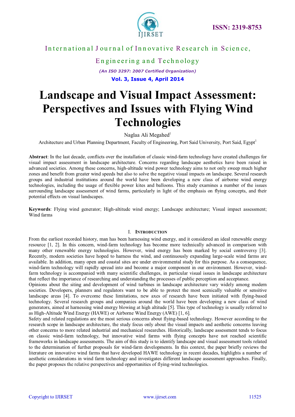 Landscape and Visual Impact Assessment