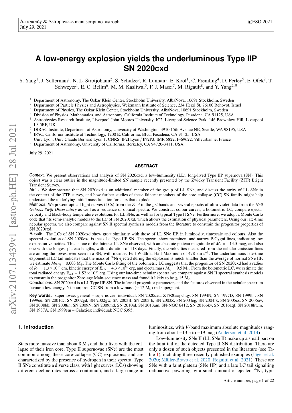 A Low-Energy Explosion Yields the Underluminous Type IIP SN 2020Cxd S