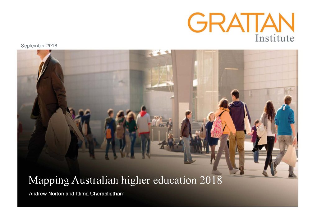 Mapping Australian Higher Education 2018