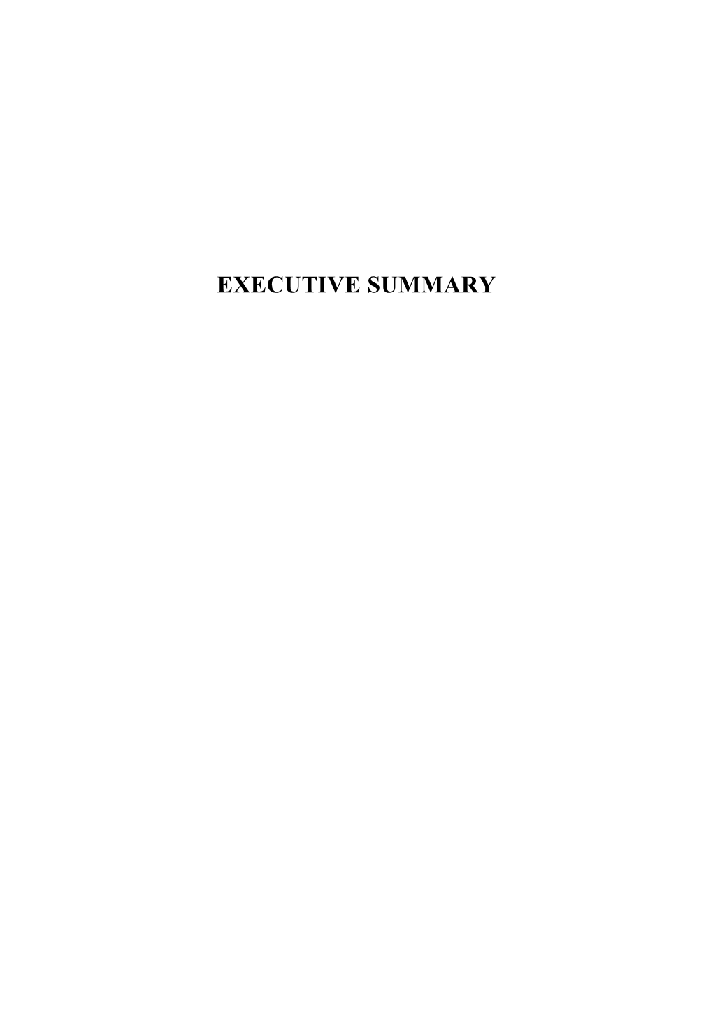Executive Summary