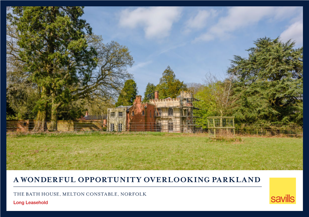 A Wonderful Opportunity Overlooking Parkland