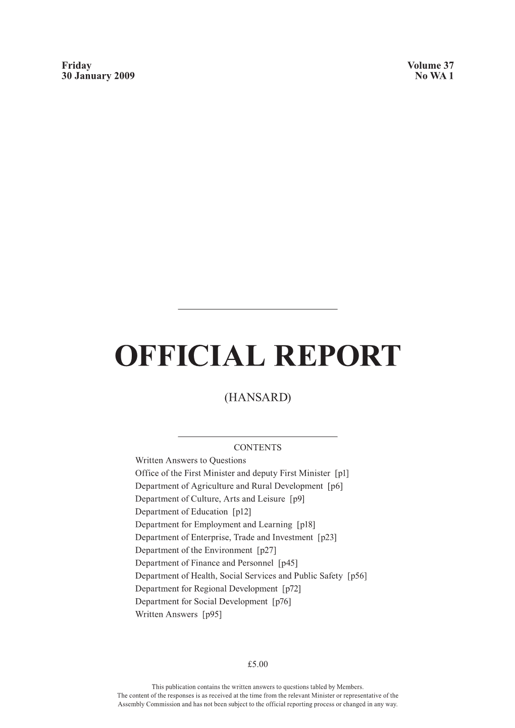 Official Report