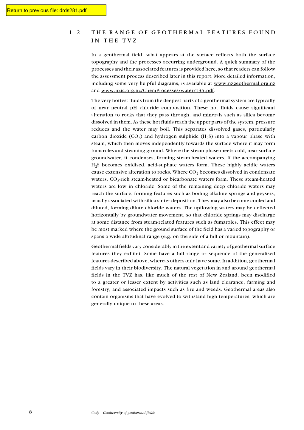 Geodiversity of Geothermal Fields in The