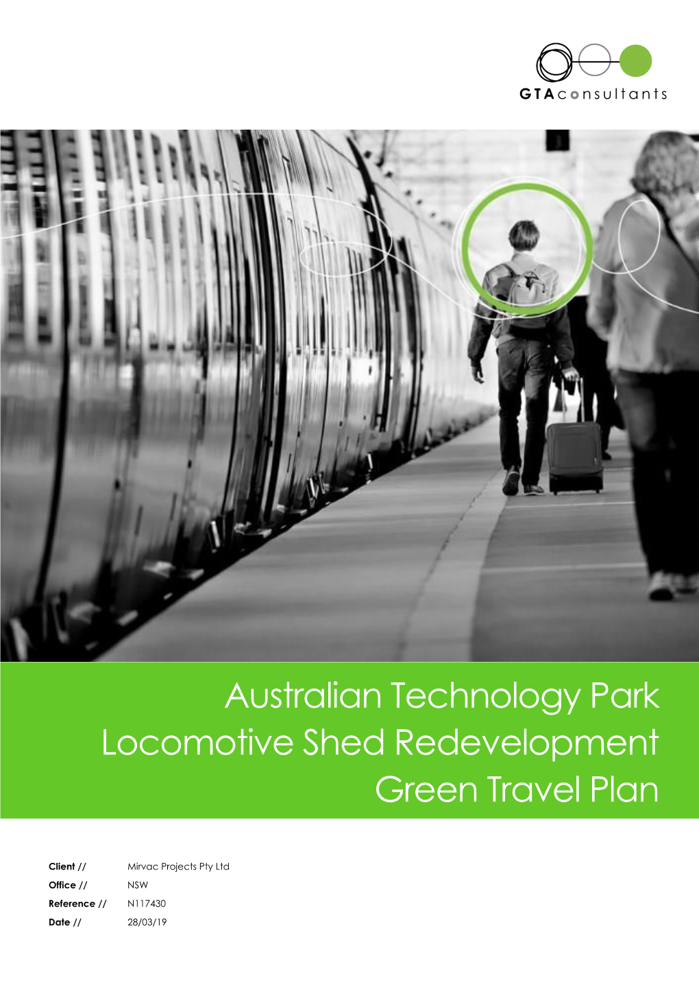 Australian Technology Park Locomotive Shed Redevelopment Green Travel Plan