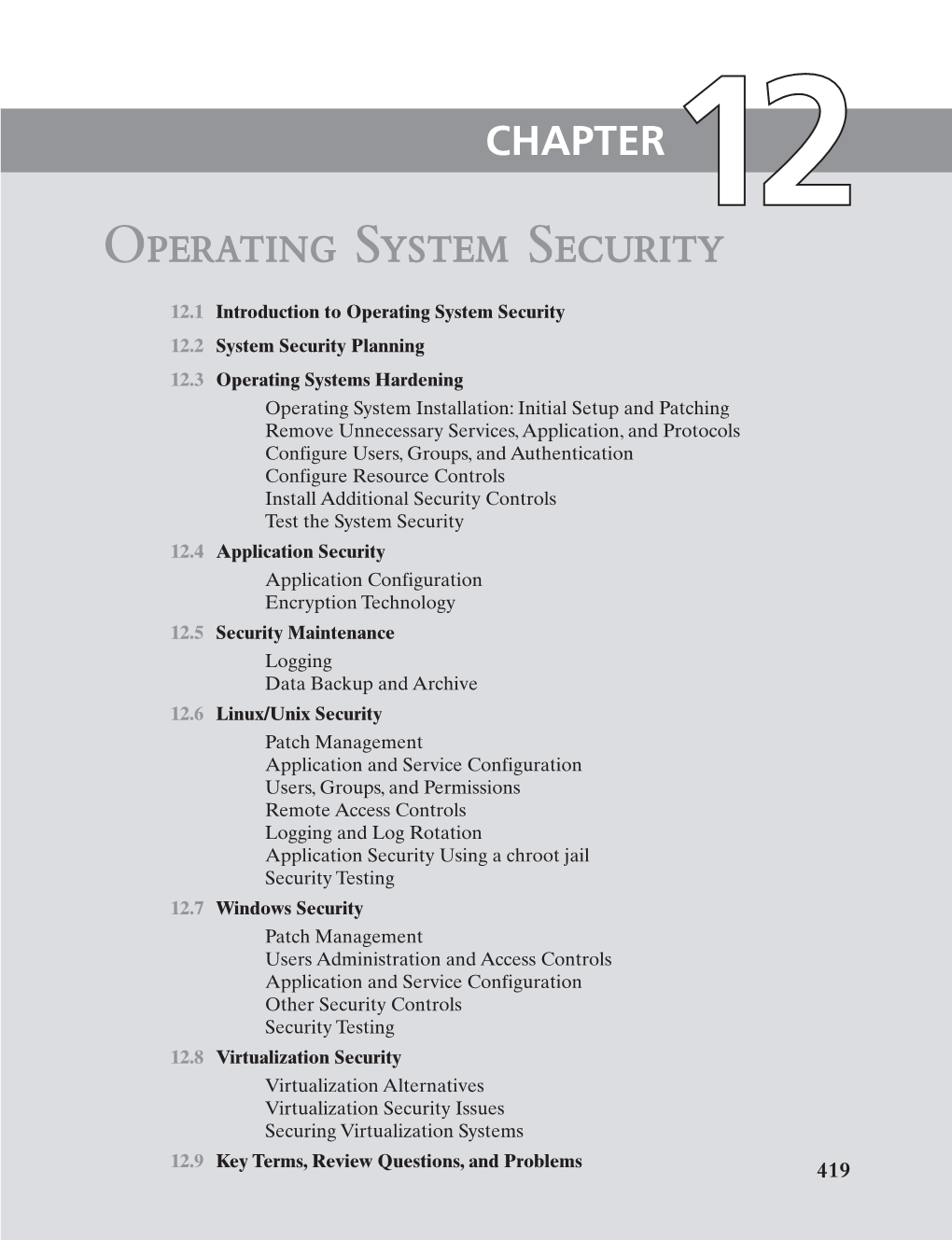 Operating System Security