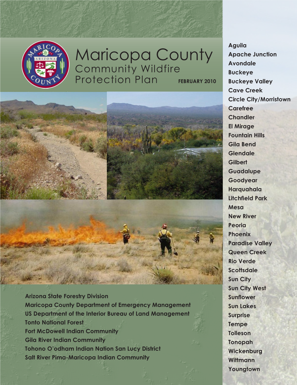 Maricopa County Community Wildfire Protection Plan
