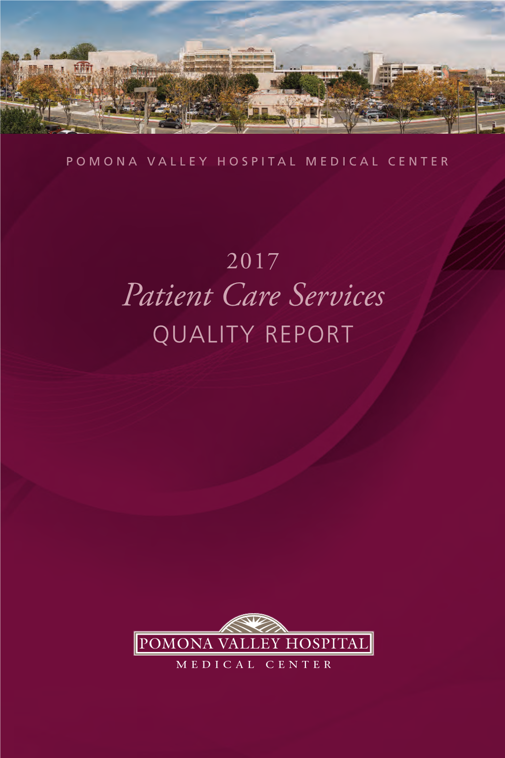 Patient Care Services QUALITY REPORT MESSAGE from the VICE PRESIDENT