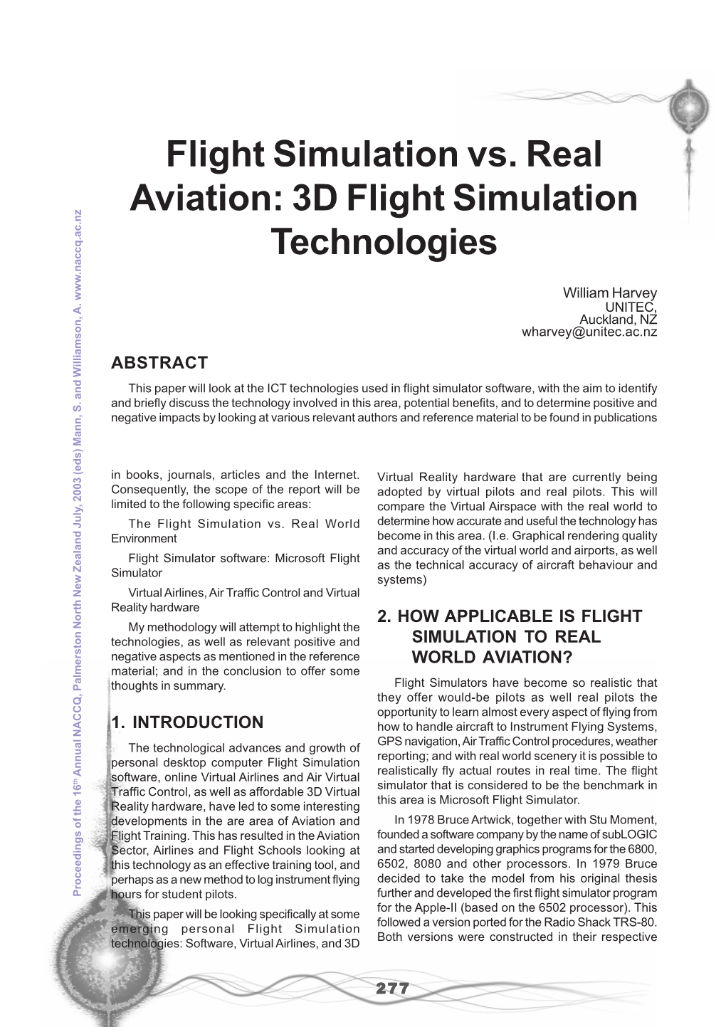 Flight Simulation Vs. Real Aviation: 3D Flight Simulation Technologies