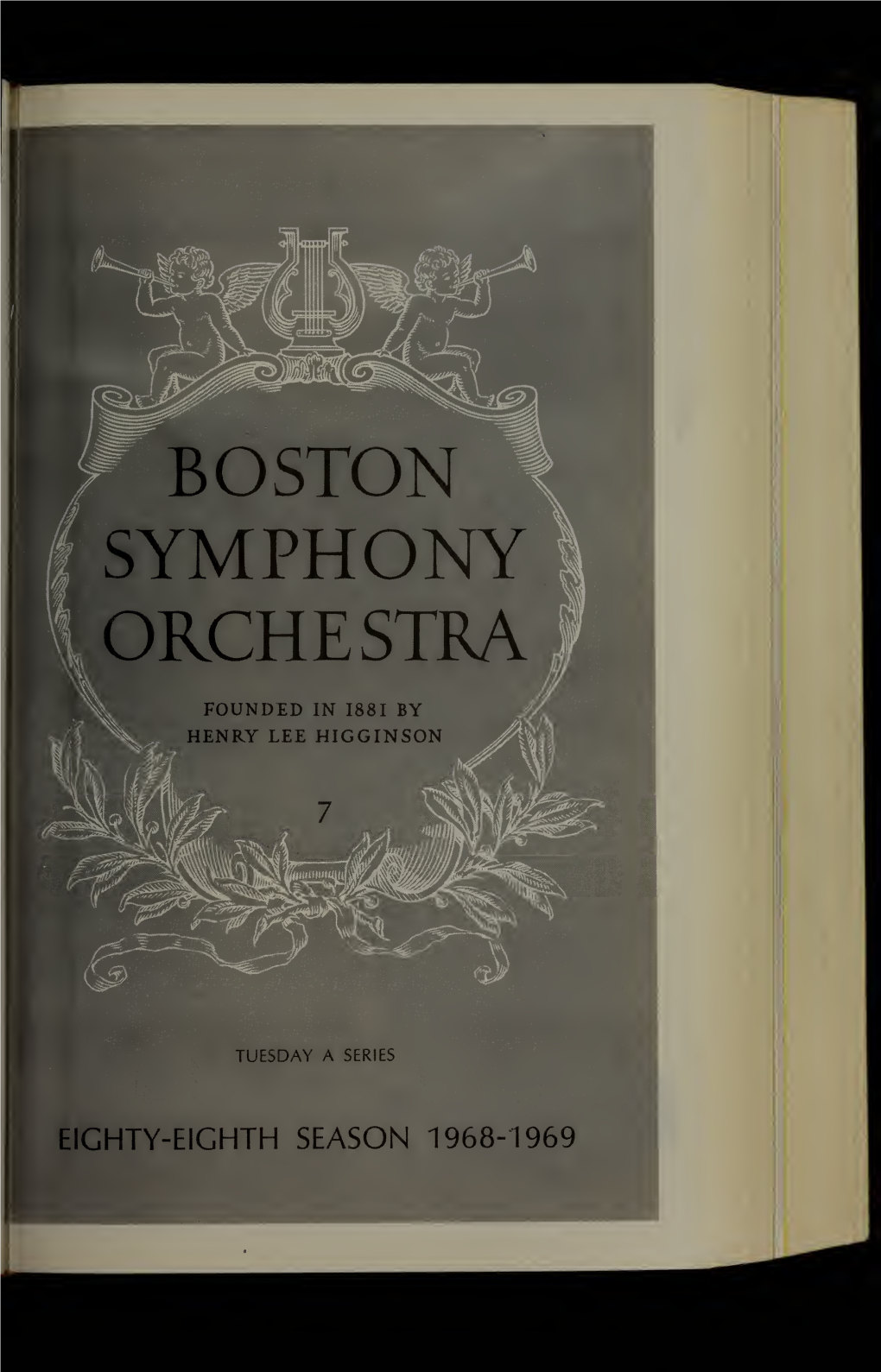 Boston Symphony Orchestra Concert Programs, Season 88, 1968-1969, Trip