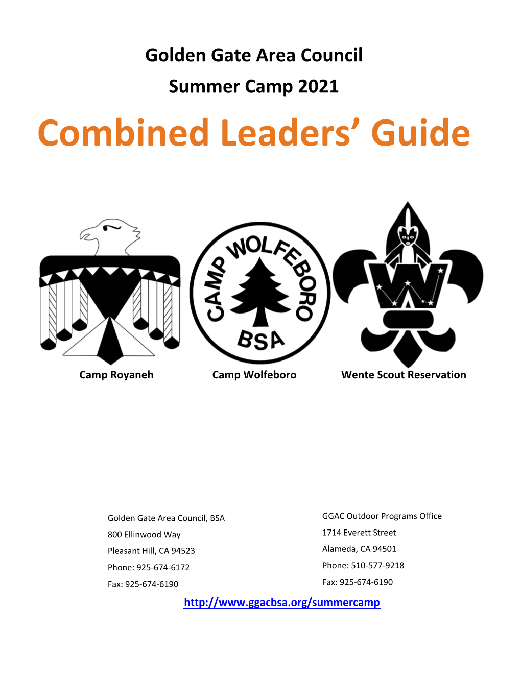 2021 Ggac Leaders' Guide