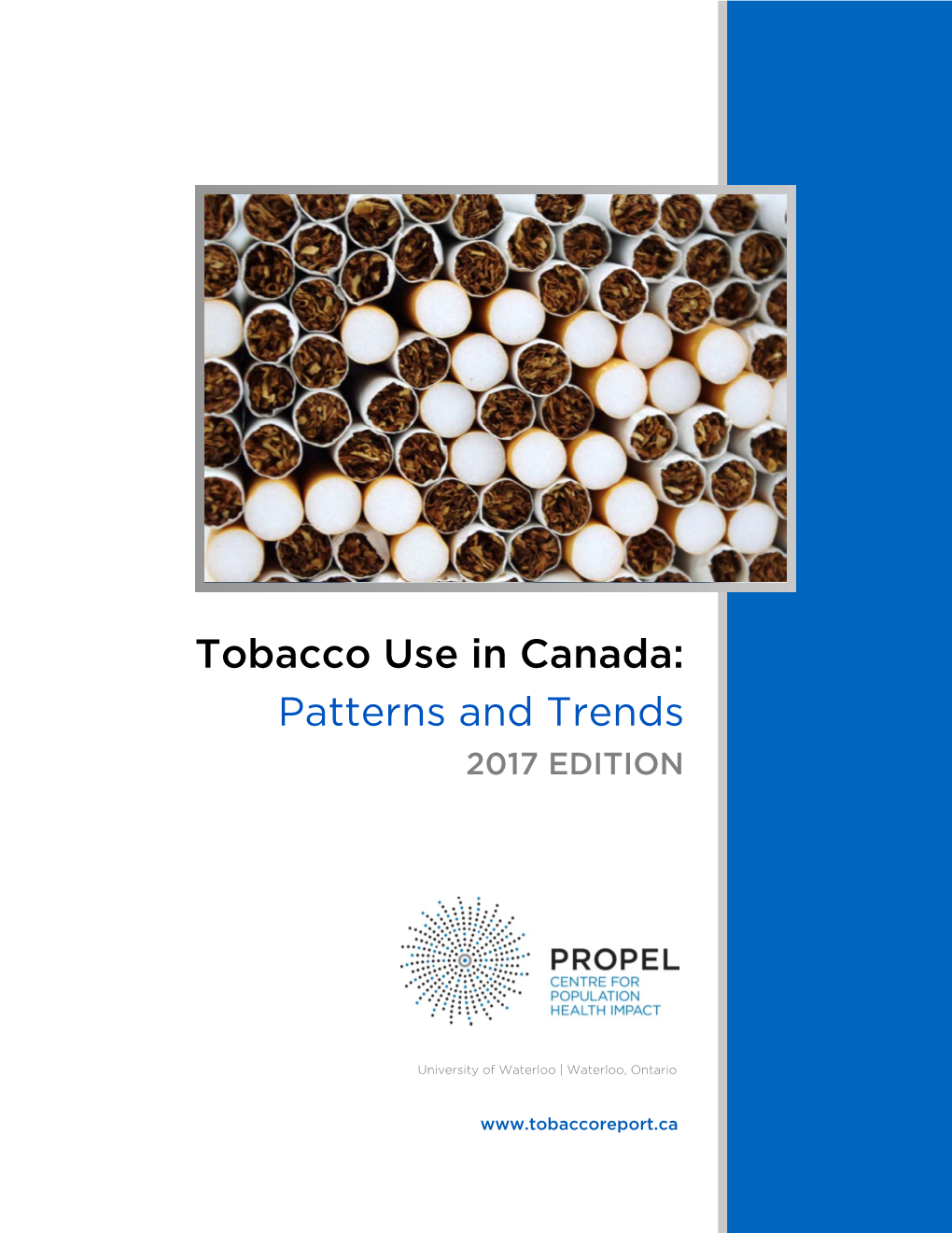 Tobacco Use in Canada: Patterns and Trends, 2017 Edition