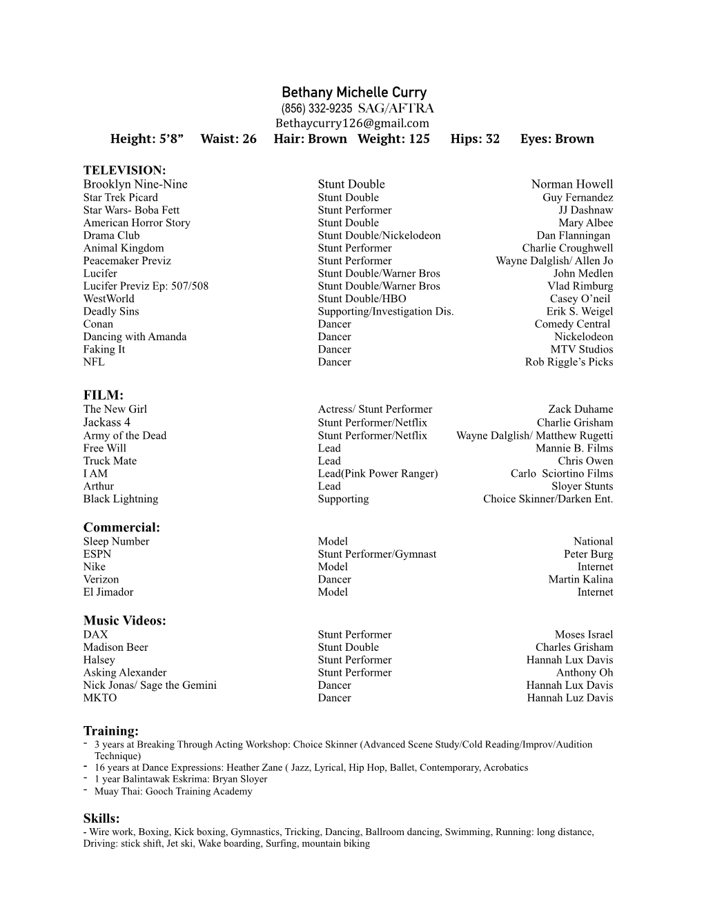 Beth Curry Entertainment Resume FINAL2 Copy