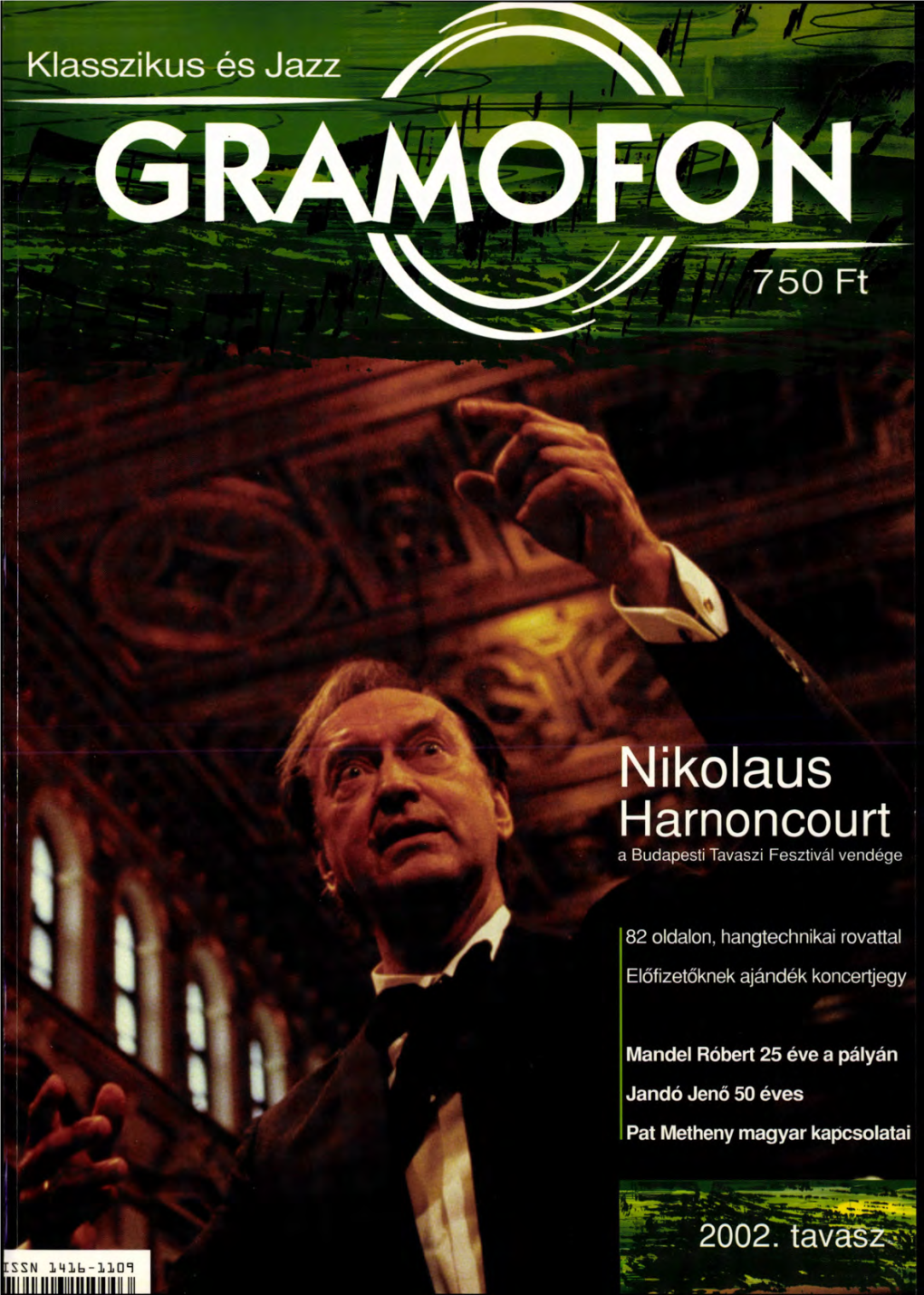 Gramofon, 2002 (7. Évfolyam, 1-4. Szám)