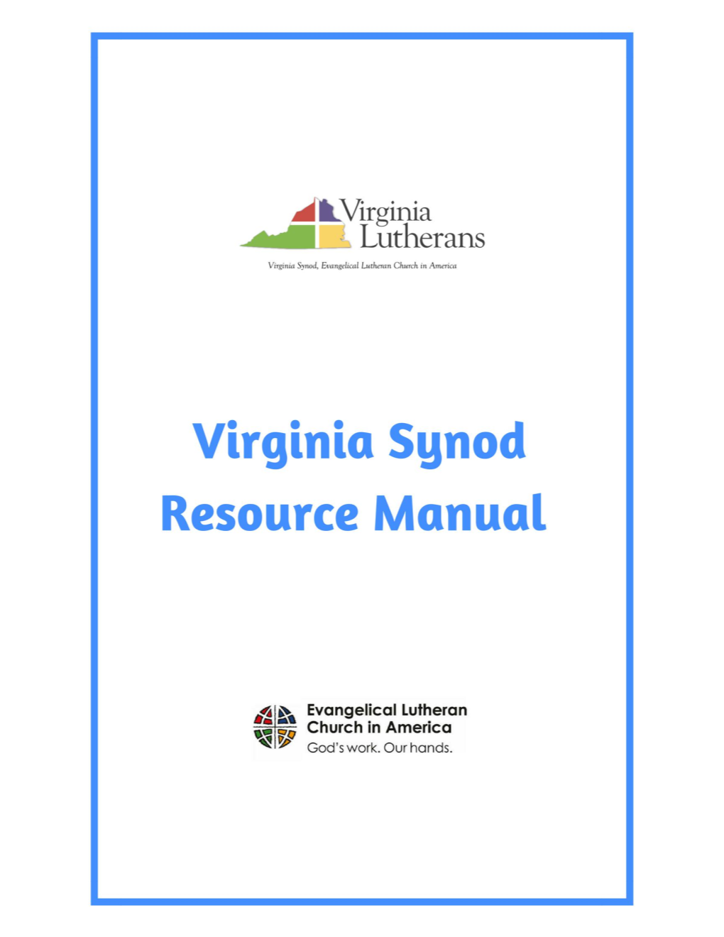 2019-2020 Virginia Synod Resource Manual