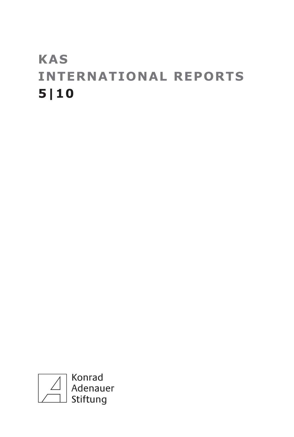 Kas International Reports 5|10 58 59