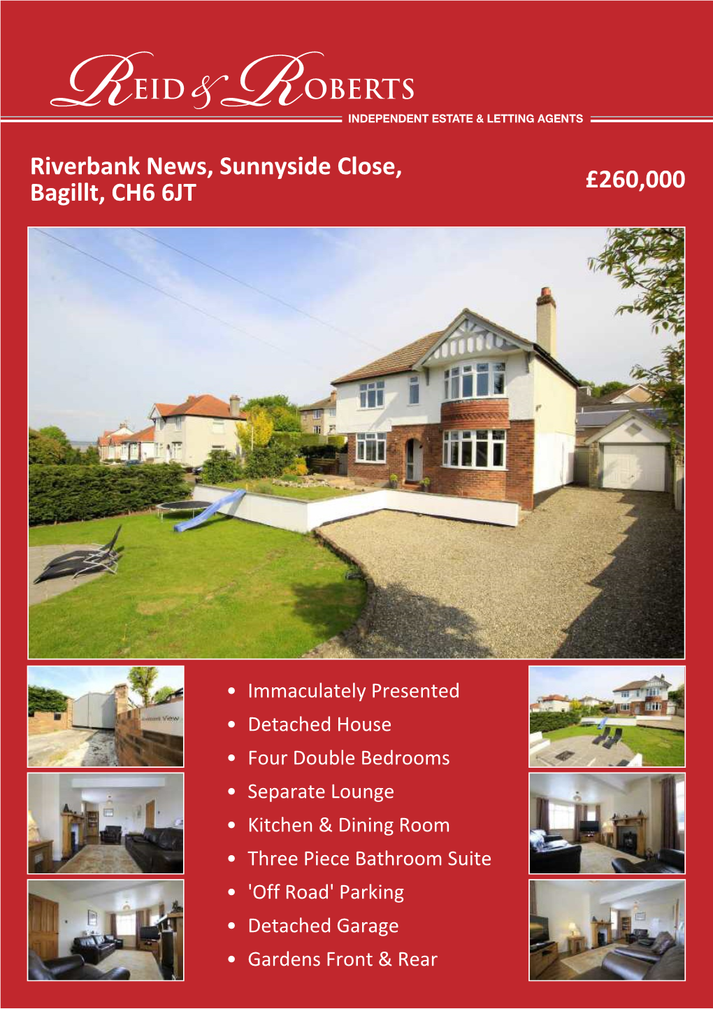 Riverbank News, Sunnyside Close, Bagillt, CH6 6JT £260,000