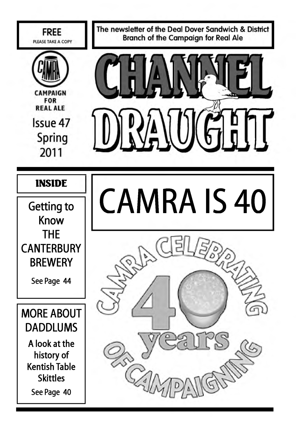CAMRA IS 40 Know the CANTERBURY BREWERY