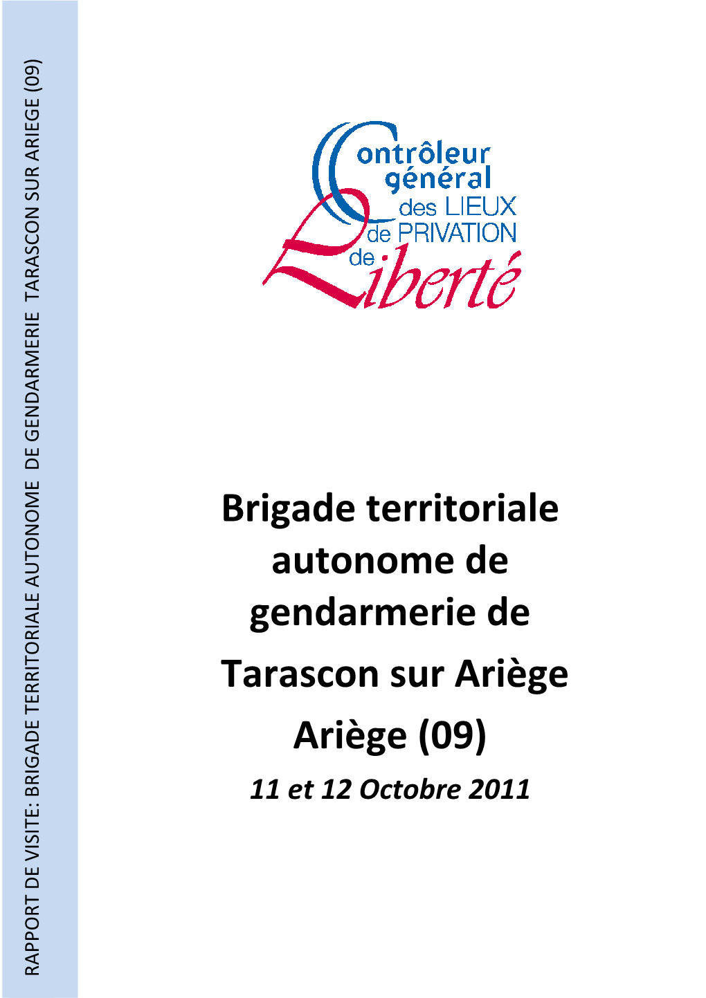 Rapport De Visite De La BTA De Tarascon-Sur-Ariège