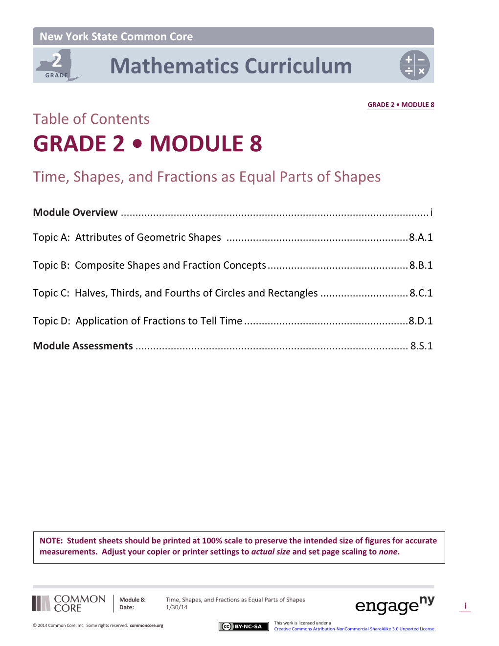 Grade 2 Mathematics Module 8