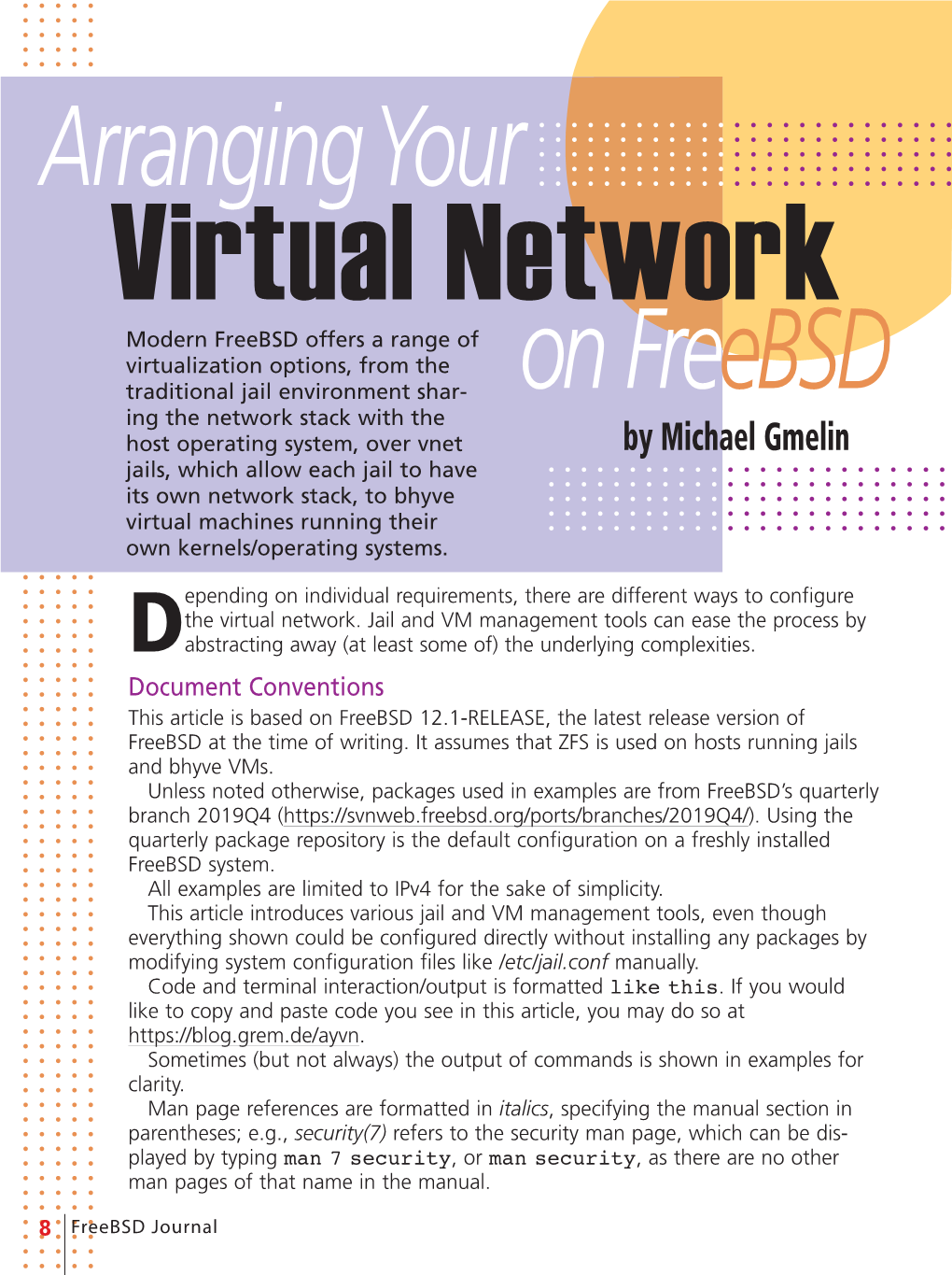 Arranging Your Virtual Network on Freebsd