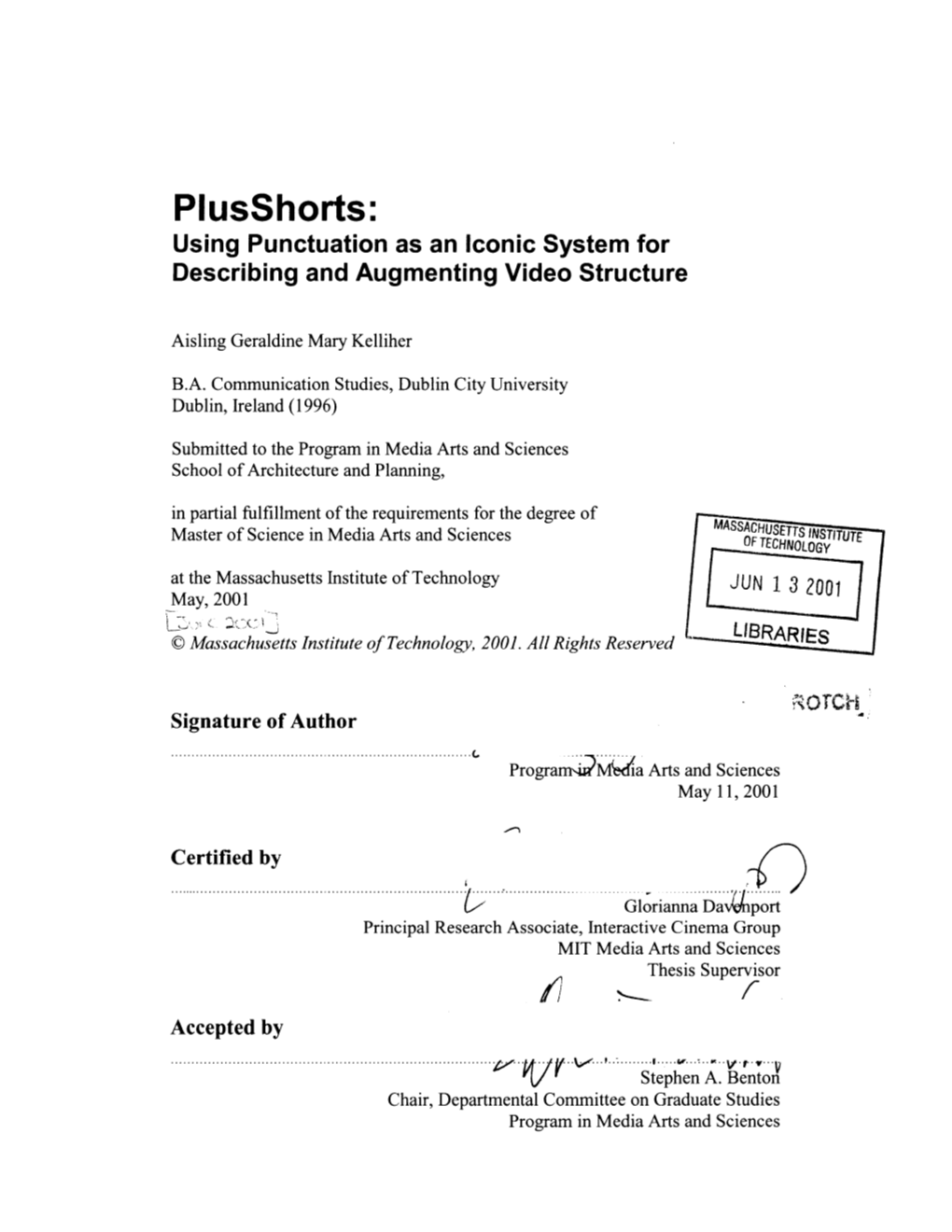 Plusshorts: Using Punctuation As an Iconic System for Describing and Augmenting Video Structure