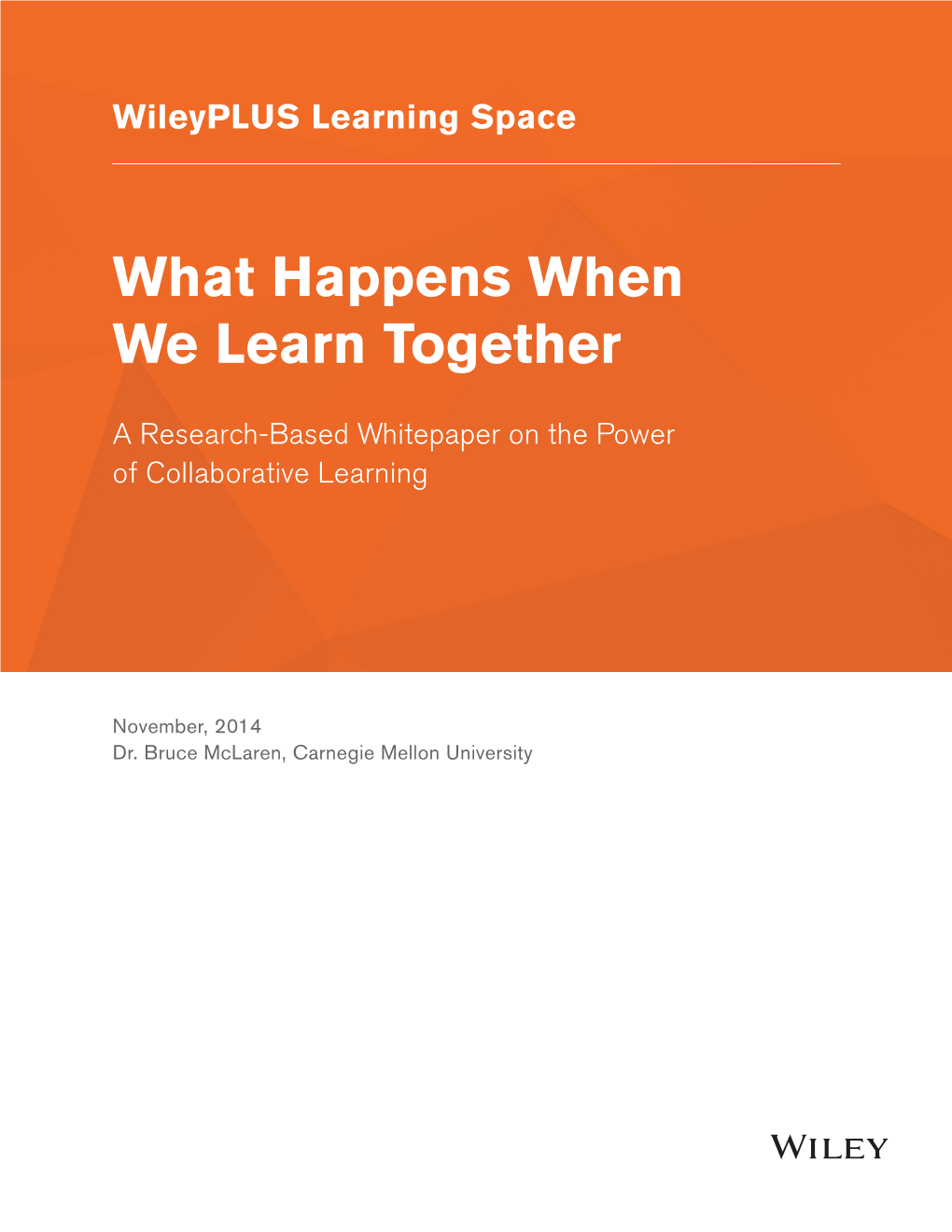 What Happens When We Learn Together