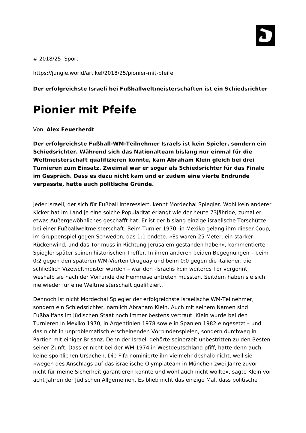 Pionier Mit Pfeife