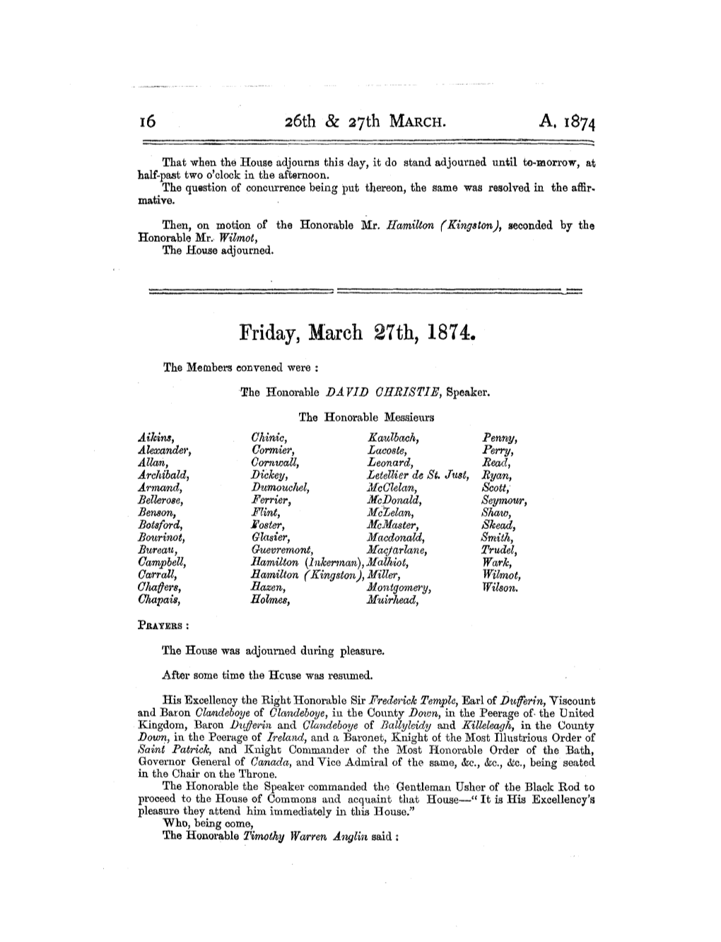 Friday, March 7Th, 1874