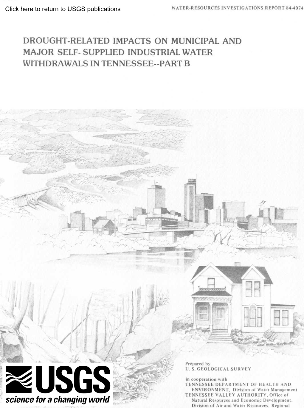 Drought-Related Impacts on Municipal and Major Self- Supplied Industrial Water Withdrawals in Tennessee--Part B