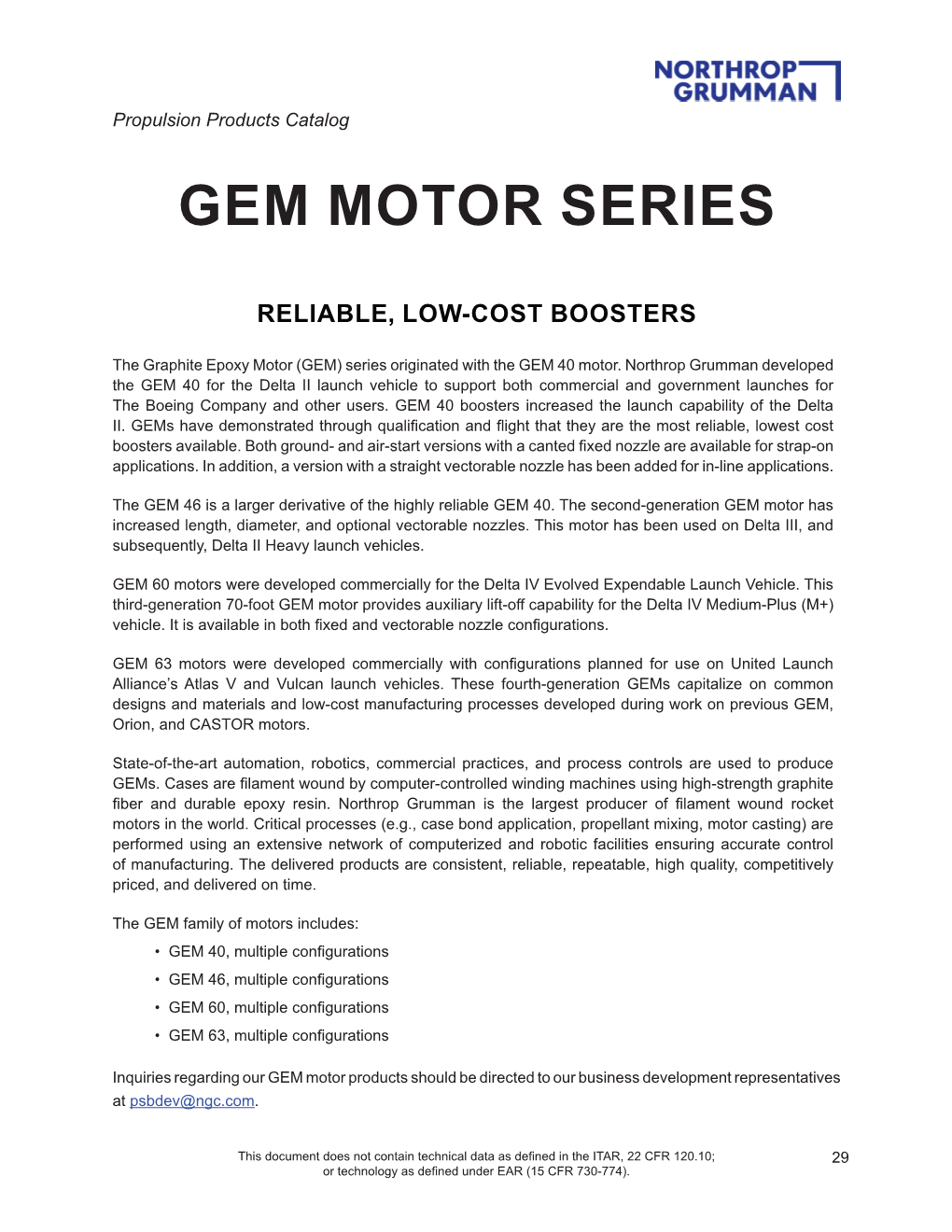 Gem Motor Series